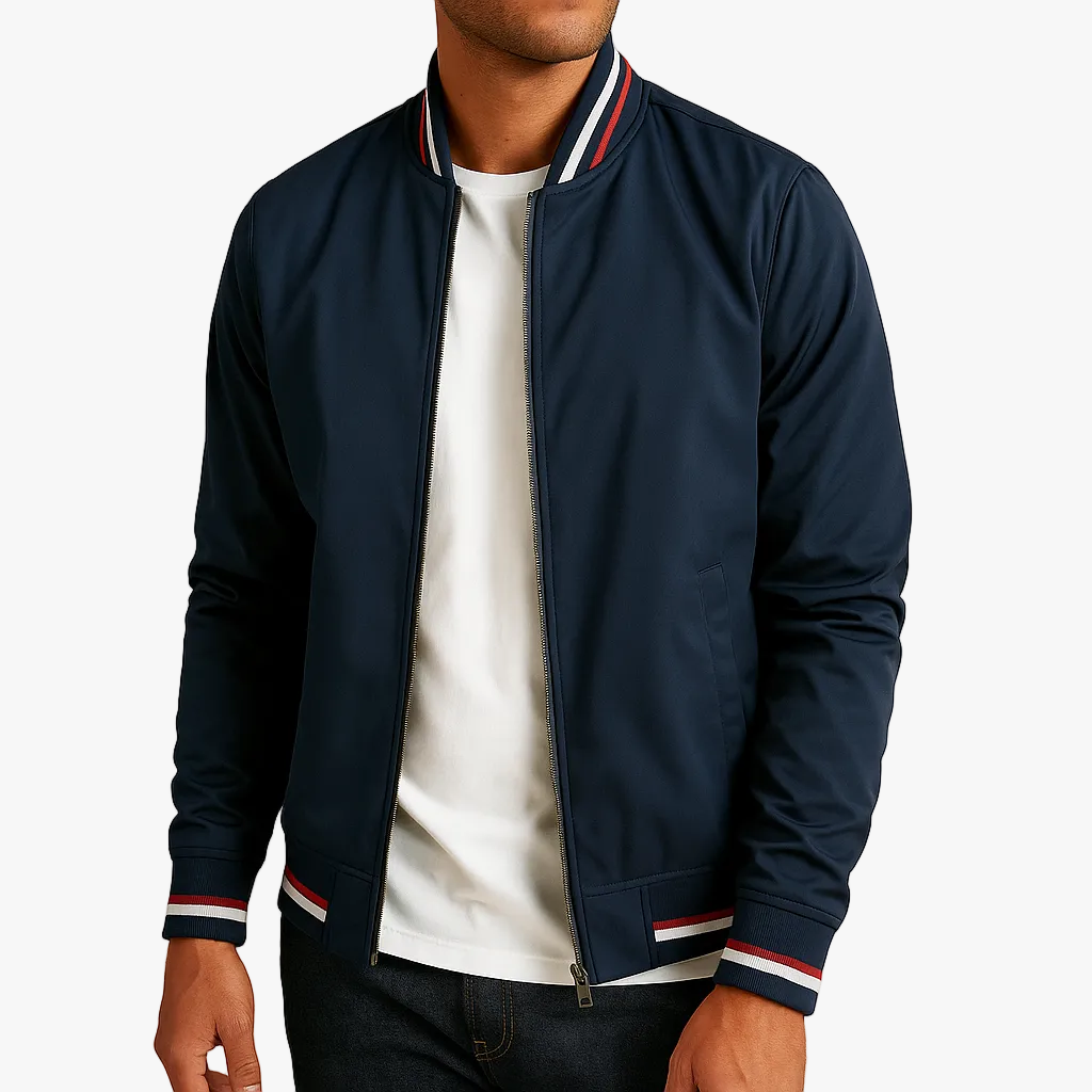 mens-bomber-jacket-with-synthetic-shell-and-striped-rib-trim-1