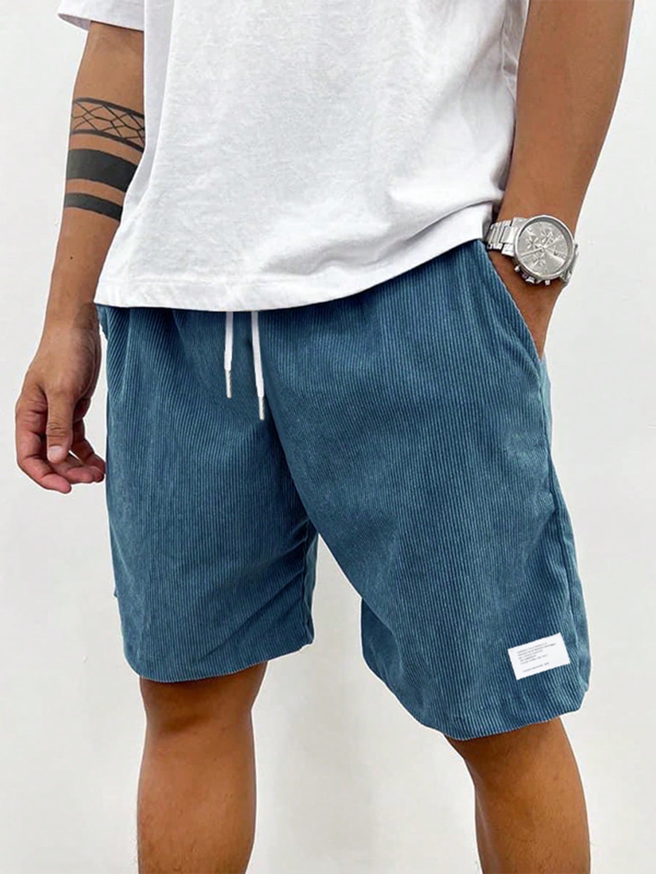 mens-casual-ribbed-knit-shorts-with-drawstring-and-pockets-4