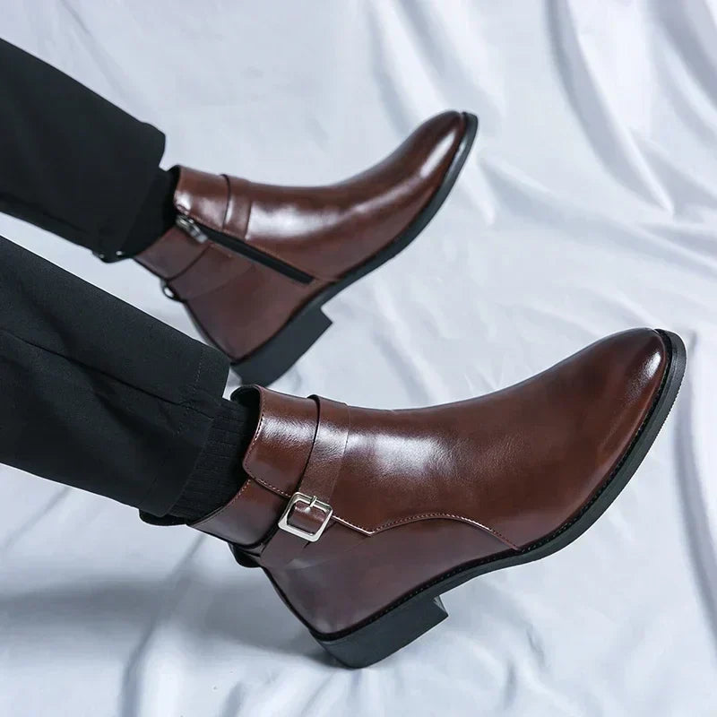 mens-dress-synthetic-ankle-boots-with-side-zipper-and-buckle-10