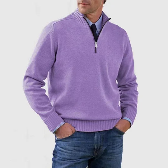 mens-knit-pullover-sweater-with-half-zip-mock-neck-13