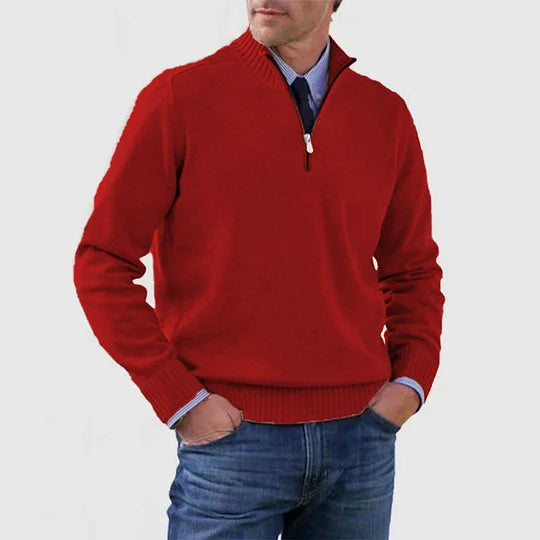 mens-knit-pullover-sweater-with-half-zip-mock-neck-9