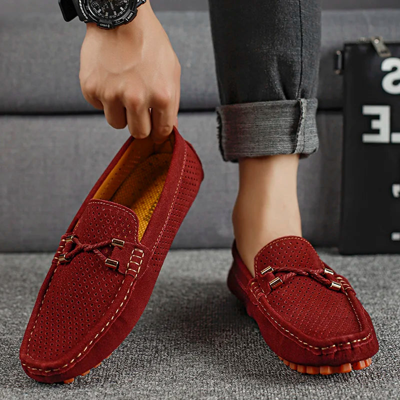 mens-suede-loafers-with-perforated-upper-and-bit-lace-2