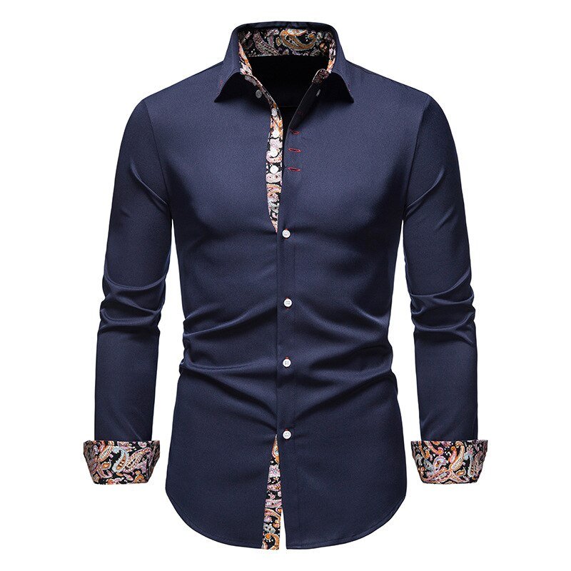mens-woven-button-up-shirt-with-spread-collar-and-pattern-trim-3