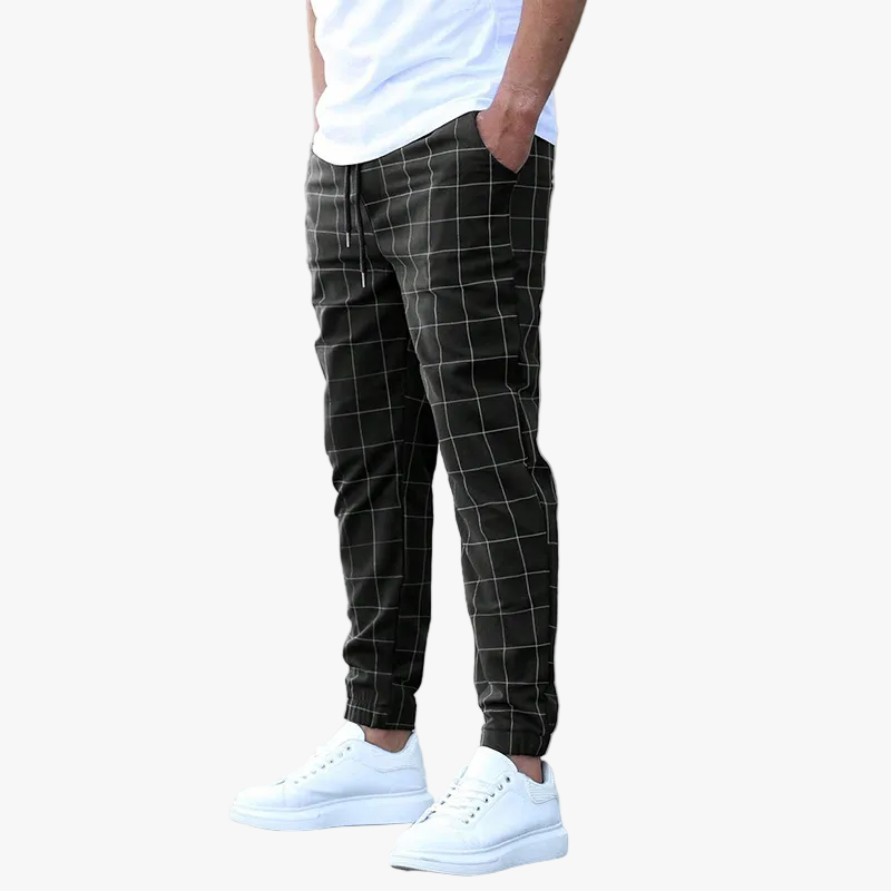 mens-woven-jogger-pants-with-drawstring-waist-and-grid-print-1