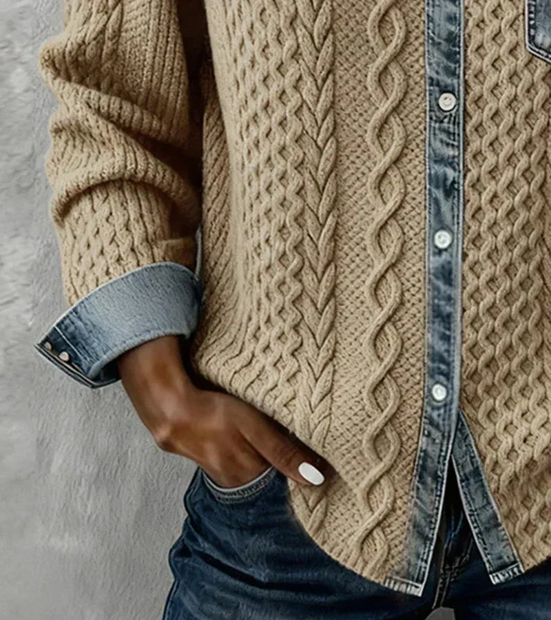 womens-casual-knit-blouse-with-button-front-and-chest-pocket-5