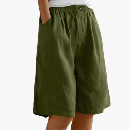 womens-casual-woven-shorts-with-elastic-waist-and-side-pockets-1