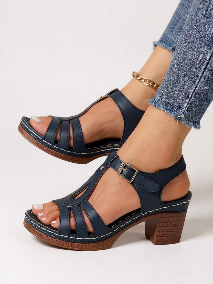 womens-faux-sandals-with-block-heel-and-buckle-strap-7