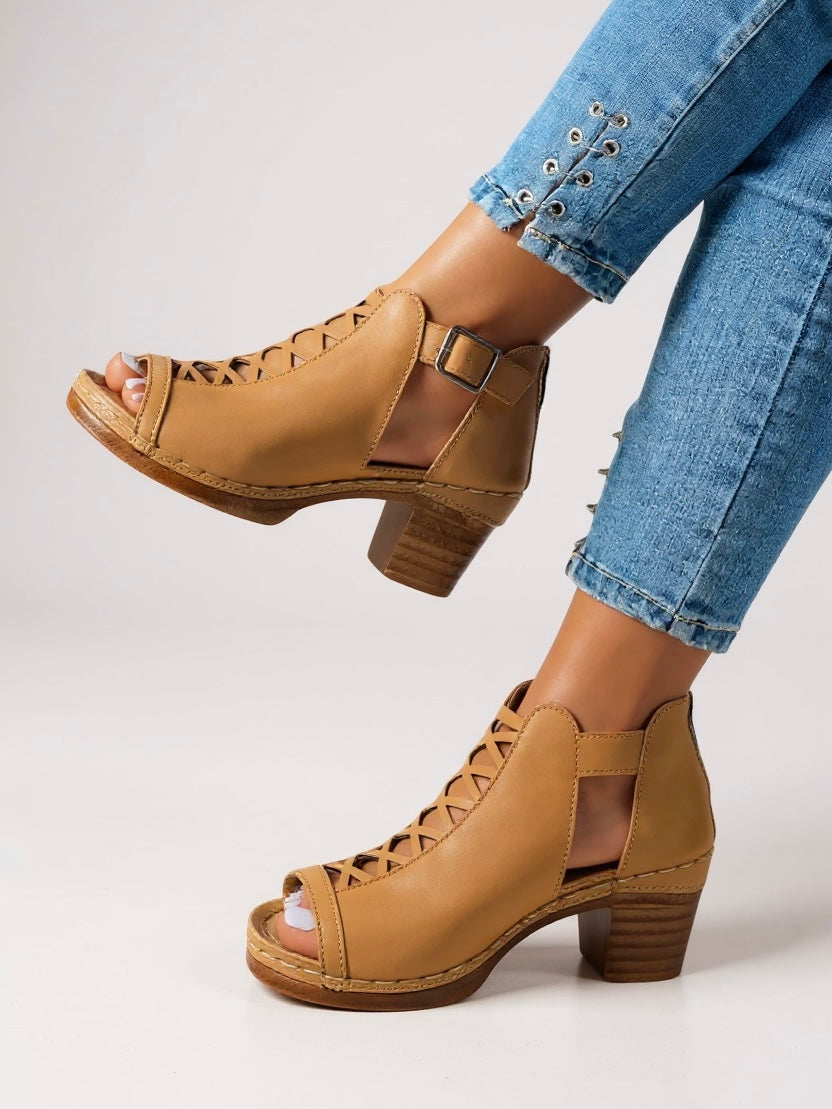 womens-faux-suede-sandals-with-buckle-strap-and-cutout-vamp-5