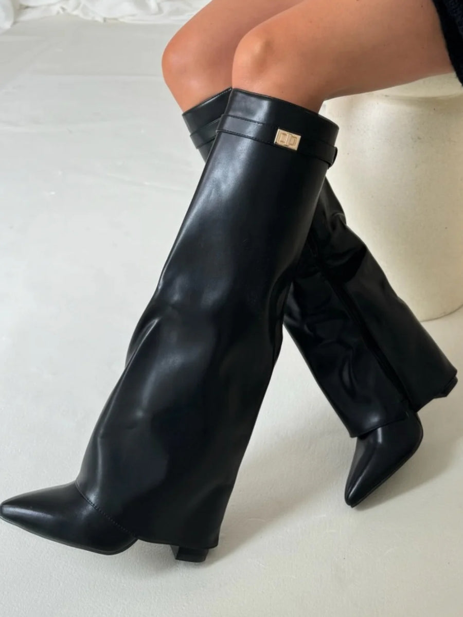 womens-faux-thigh-high-boots-with-buckle-and-side-zipper-13