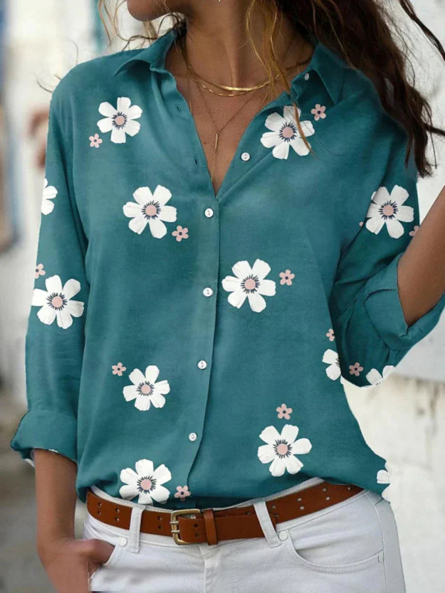 womens-floral-woven-blouse-with-button-front-and-roll-tab-sleeves-4