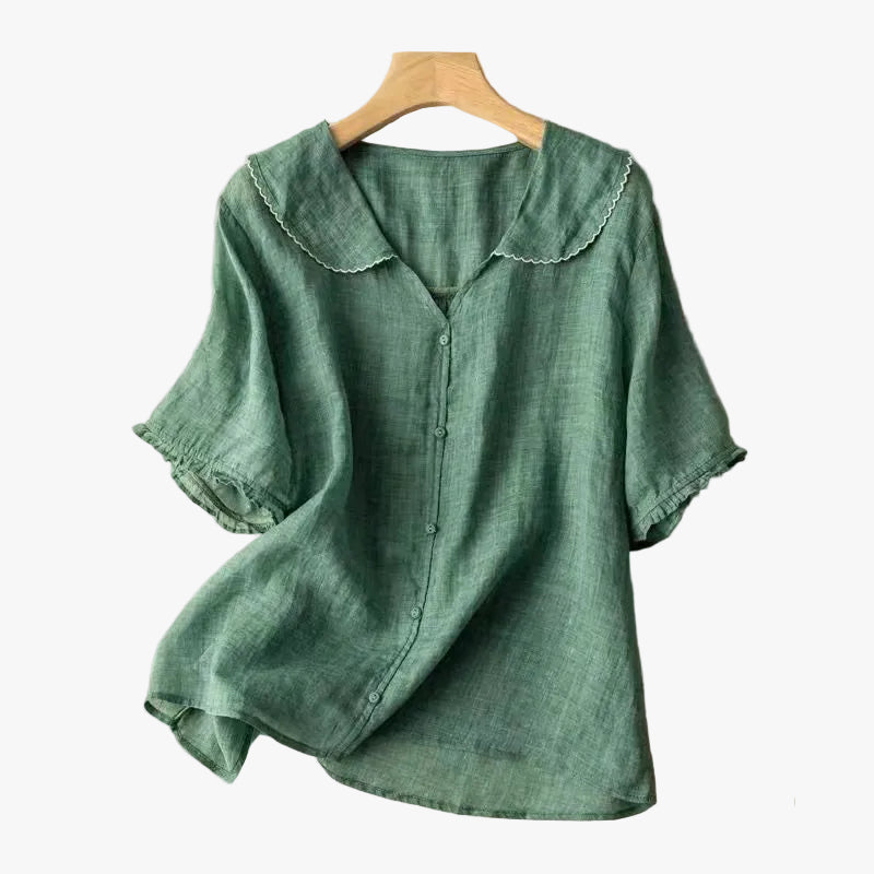 womens-woven-blouse-with-scalloped-collar-and-button-placket-1