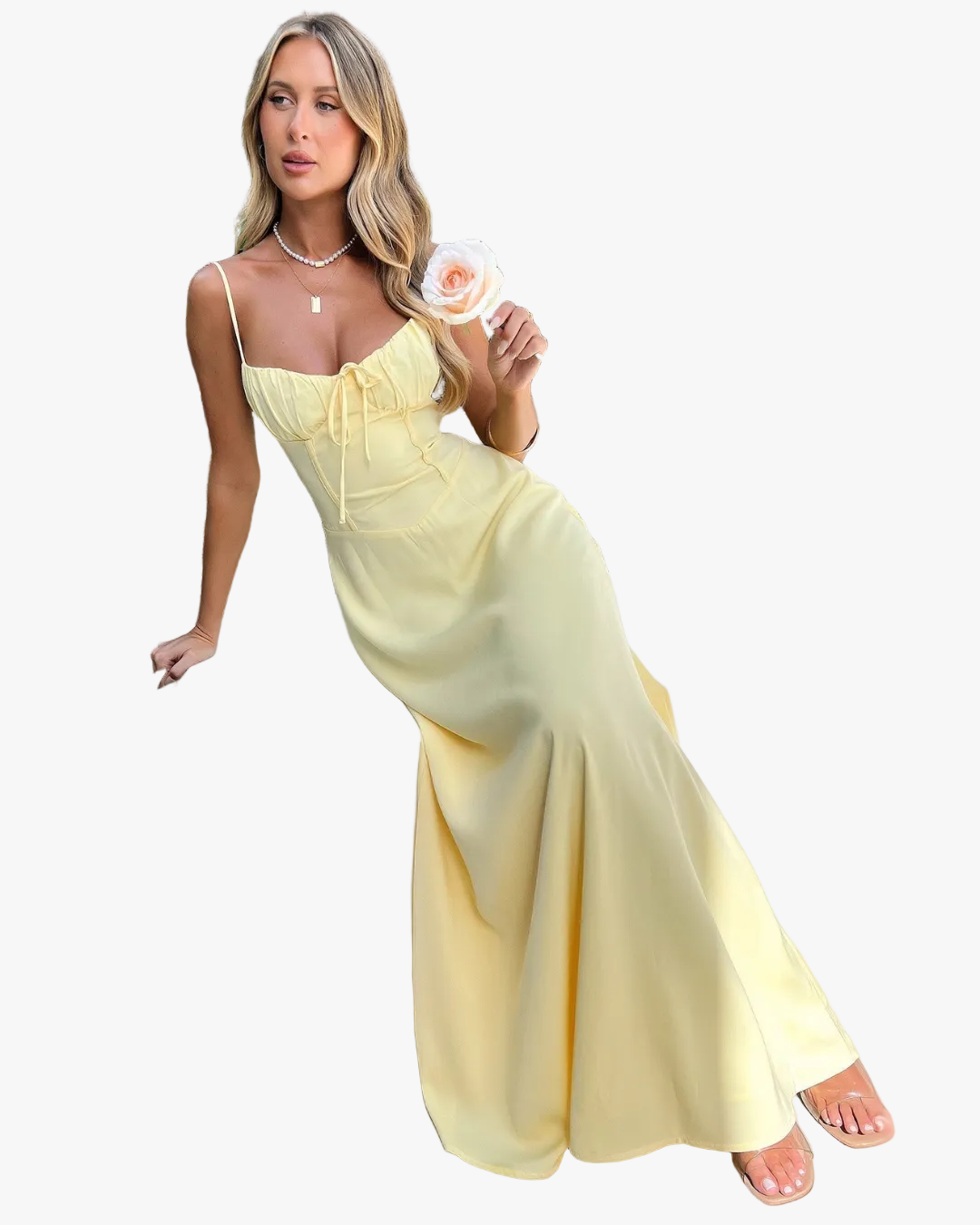 womens-woven-maxi-dress-with-spaghetti-straps-and-bow-front-1