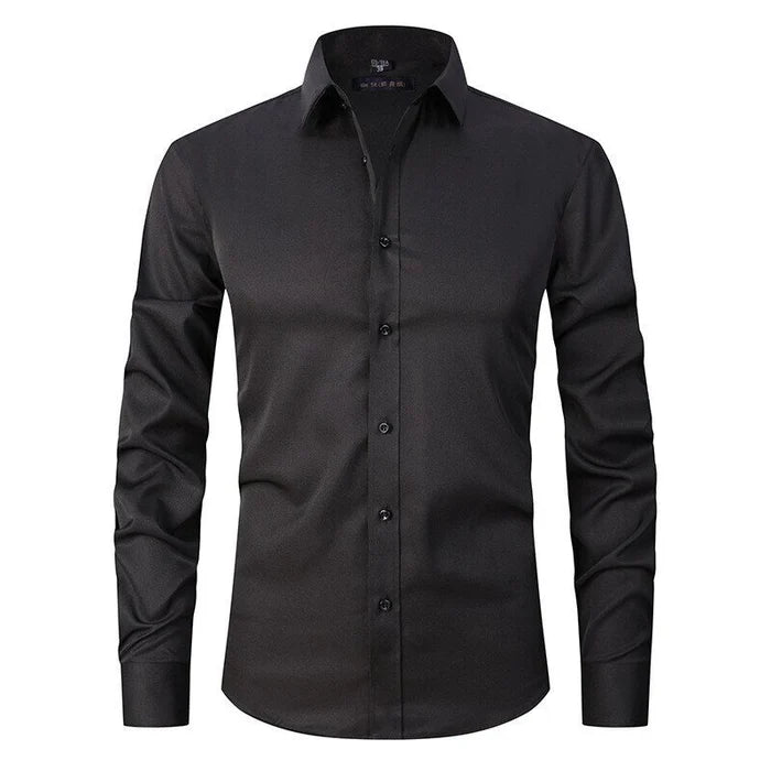 mens-business-polyester-blend-shirt-with-point-collar-and-button-cuffs-2