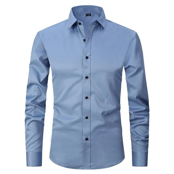 mens-business-polyester-blend-shirt-with-point-collar-and-button-cuffs-3
