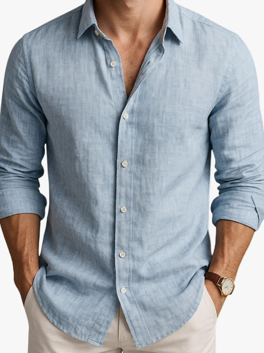 mens-casual-linen-blend-shirt-with-point-collar-and-chest-pocket-1