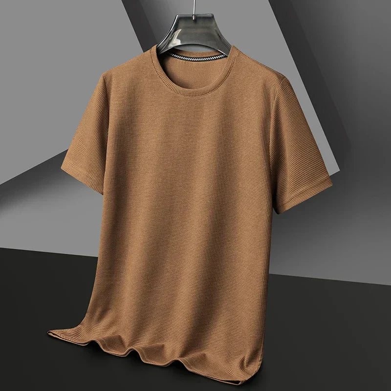mens-casual-waffle-knit-blend-t-shirt-with-crew-neck-and-short-sleeves-2