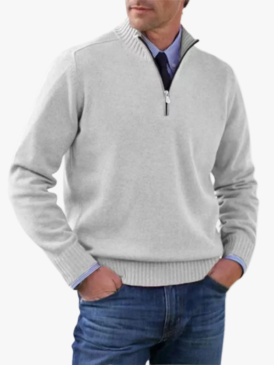 mens-knit-pullover-sweater-with-half-zip-mock-neck-1