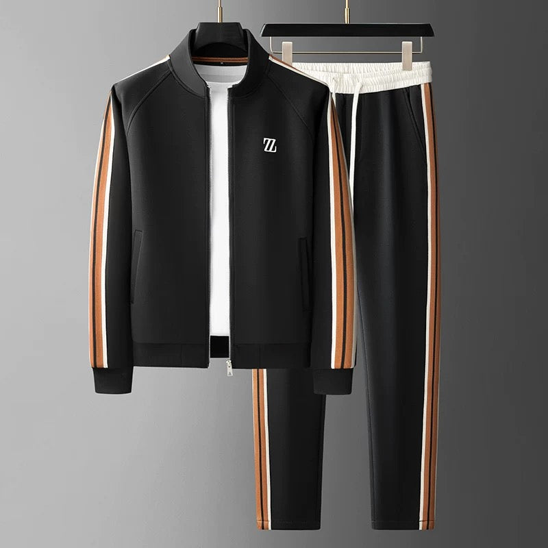 mens-knit-tracksuit-with-zip-jacket-and-side-stripes-5