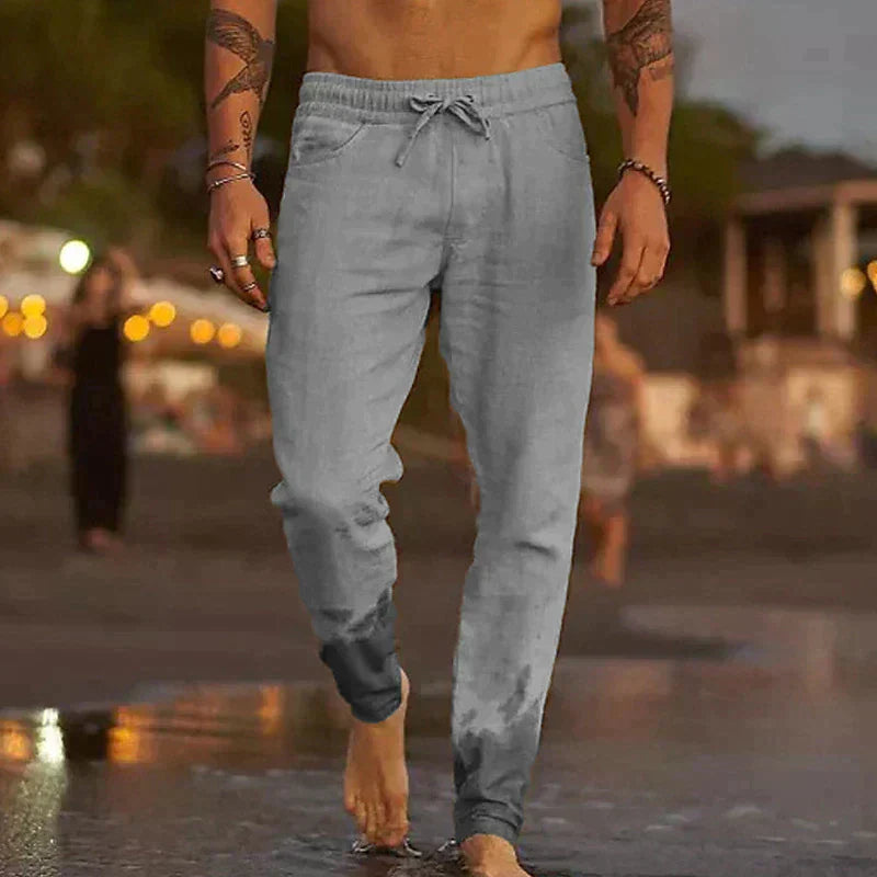 mens-linen-blend-pants-with-drawstring-waist-and-elastic-cuffs-2
