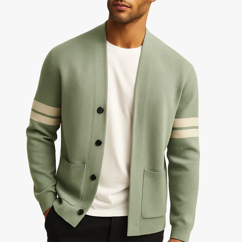 mens-merino-blend-cardigan-with-button-front-and-sleeve-stripes-1