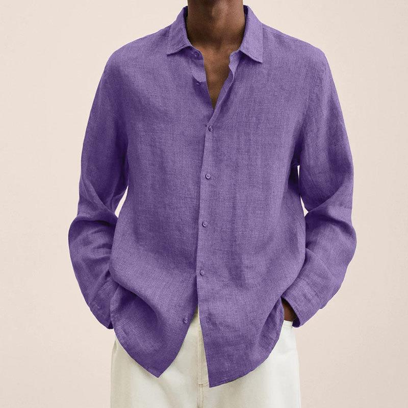 mens-woven-button-front-shirt-with-point-collar-and-long-sleeves-6