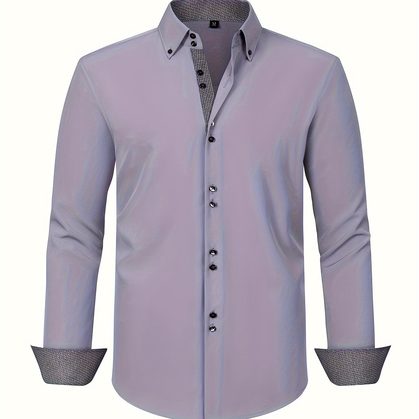 mens-woven-button-up-shirt-with-pattern-lined-collar-and-cuffs-15