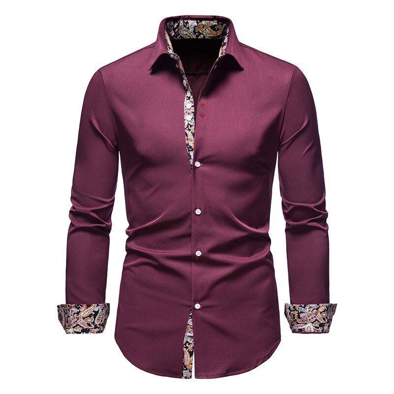 mens-woven-button-up-shirt-with-spread-collar-and-pattern-trim-4