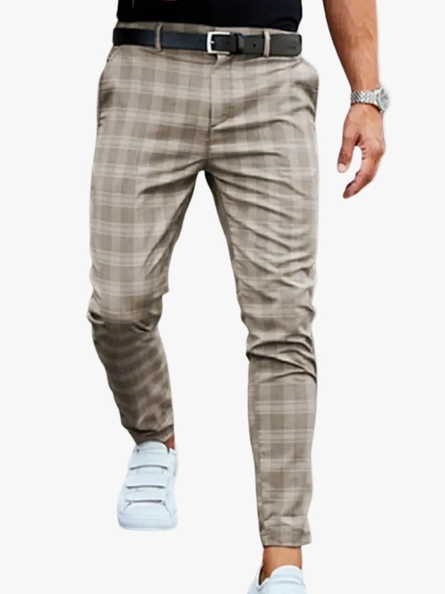 mens-woven-plaid-pants-with-belt-loops-and-cropped-hem-1