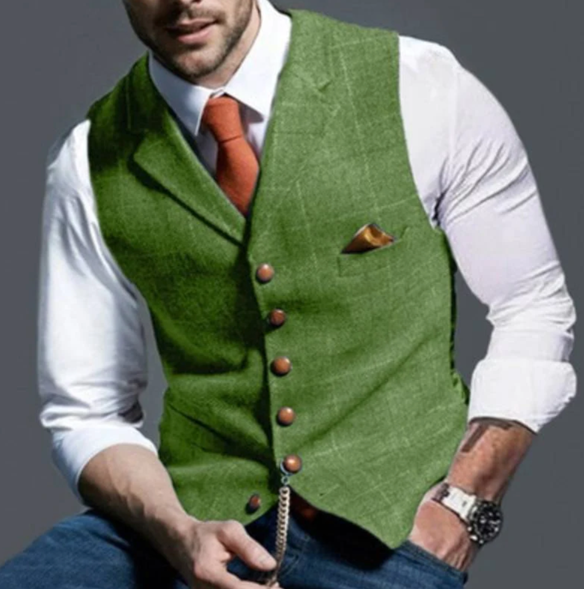 mens-woven-suit-vest-with-notched-lapels-and-chain-3