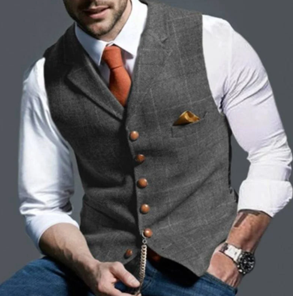mens-woven-suit-vest-with-notched-lapels-and-chain-7