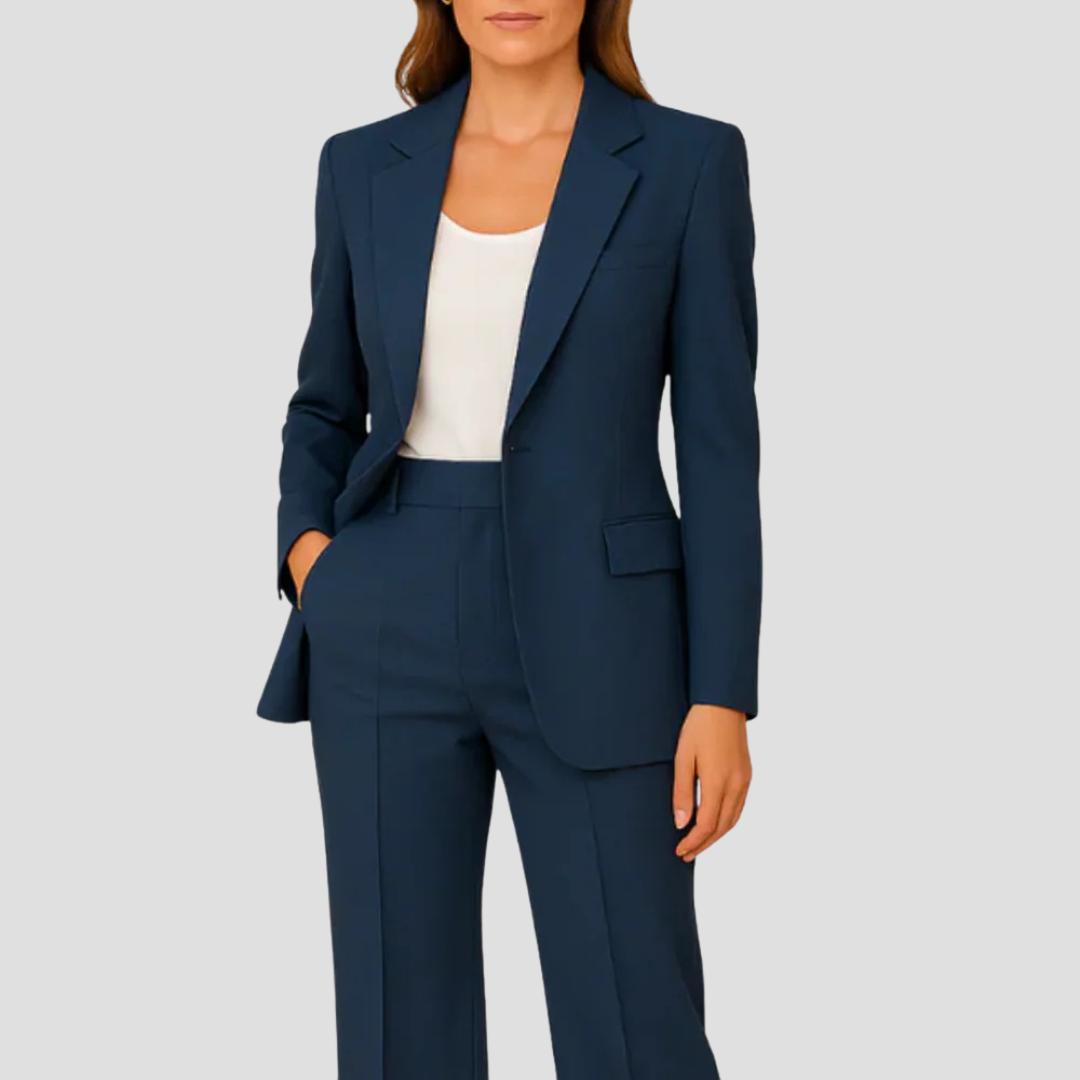 womens-business-woven-suit-set-with-notched-lapel-and-straight-leg-pants-2