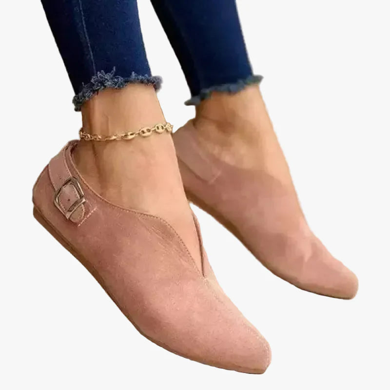 womens-casual-faux-suede-loafers-with-pointed-toe-and-side-buckle-1