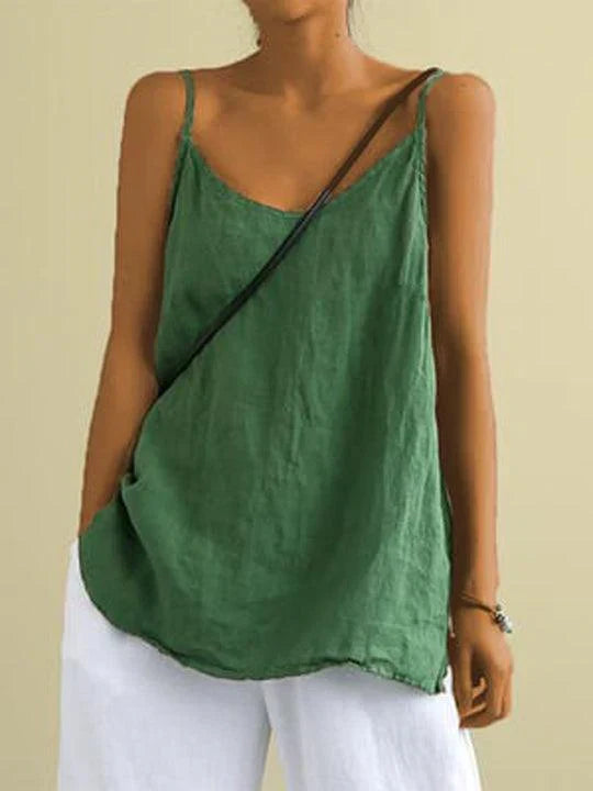womens-casual-linen-blend-cami-top-with-v-neck-and-spaghetti-straps-2