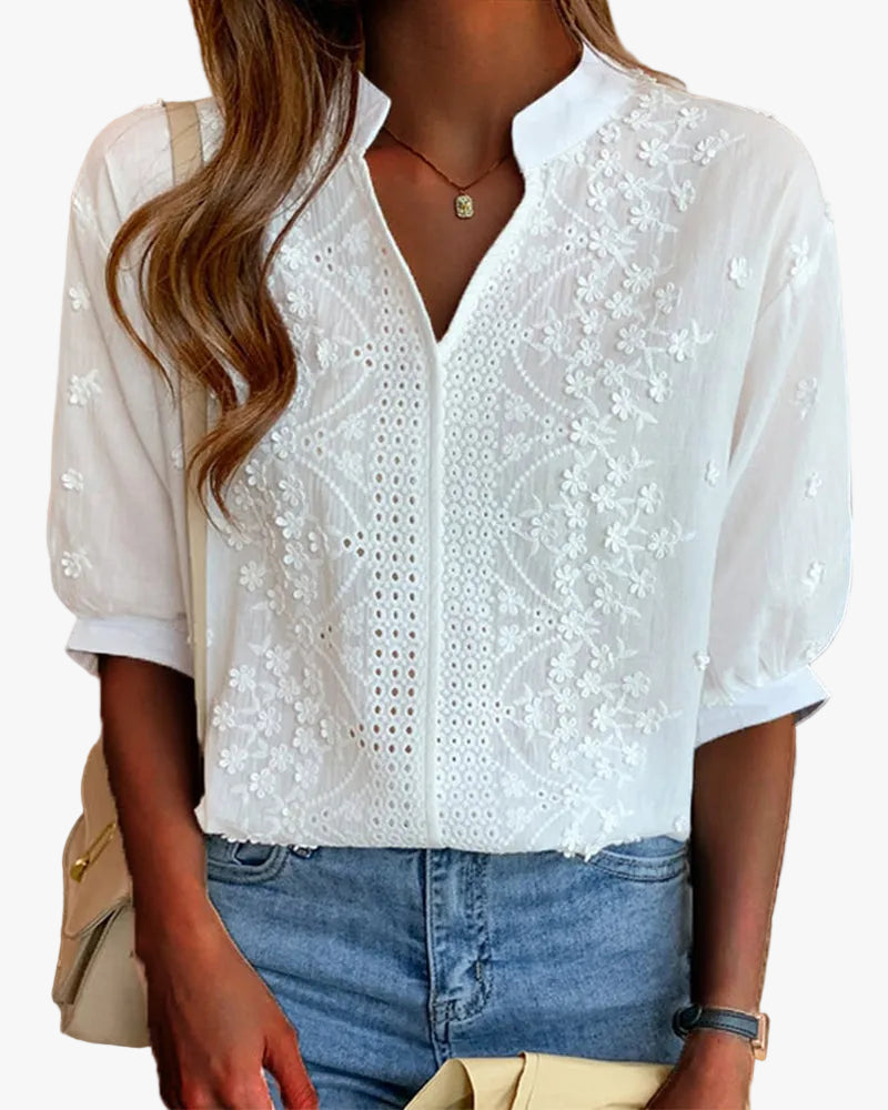 womens-casual-woven-blouse-with-embroidery-and-split-v-neck-1