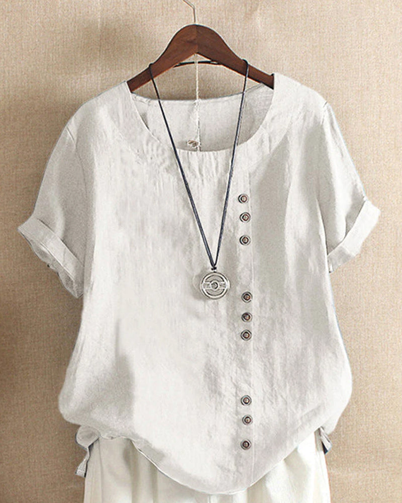 womens-casual-woven-blouse-with-side-buttons-and-cuffed-sleeves-2