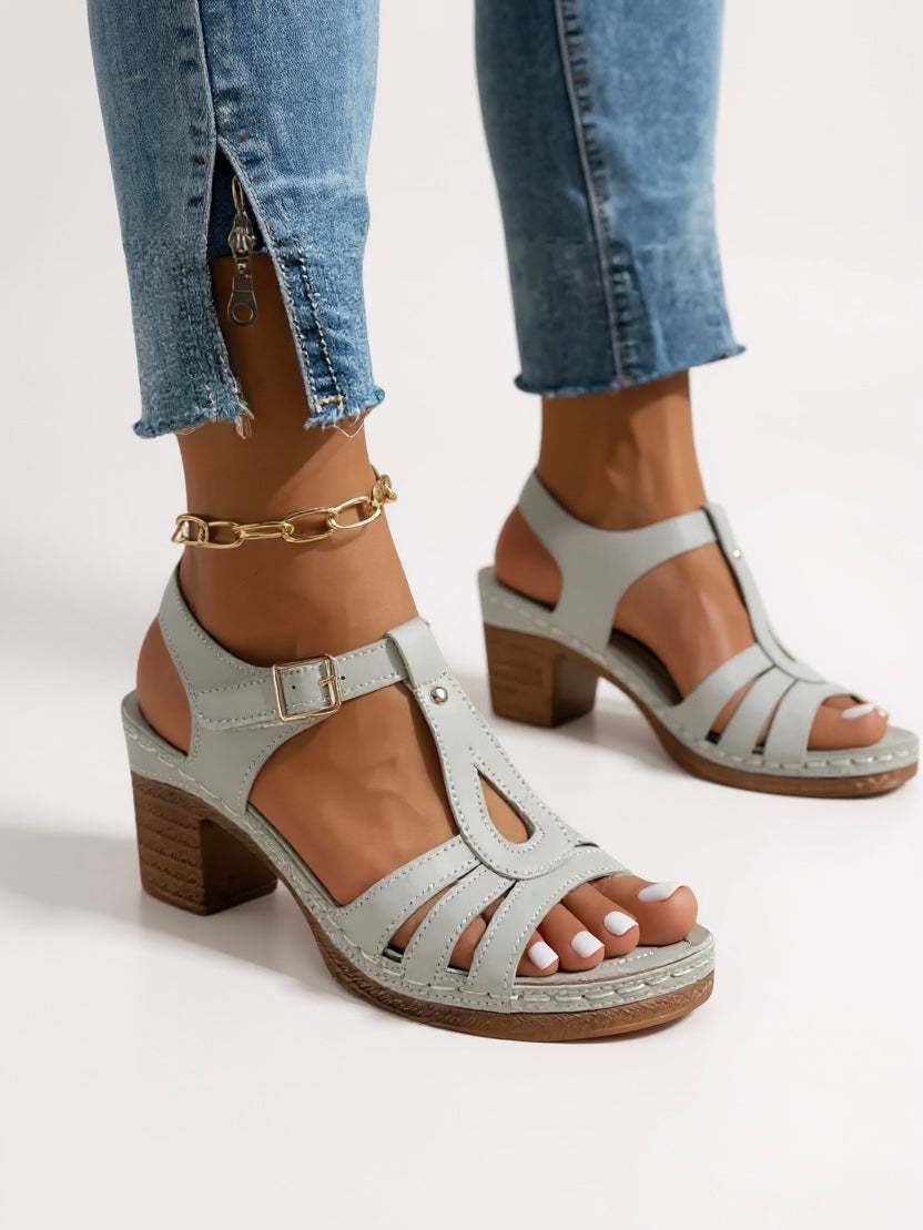 womens-faux-sandals-with-block-heel-and-buckle-strap-4