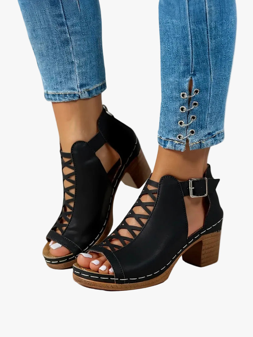 womens-faux-suede-sandals-with-buckle-strap-and-cutout-vamp-1