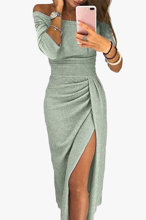 womens-metallic-knit-maxi-dress-with-off-shoulder-neckline-and-side-slit-1