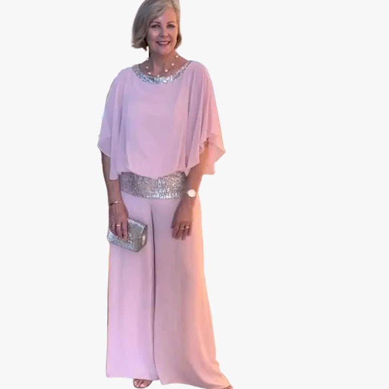 womens-occasion-woven-jumpsuit-with-sequin-trim-and-cape-sleeves-1