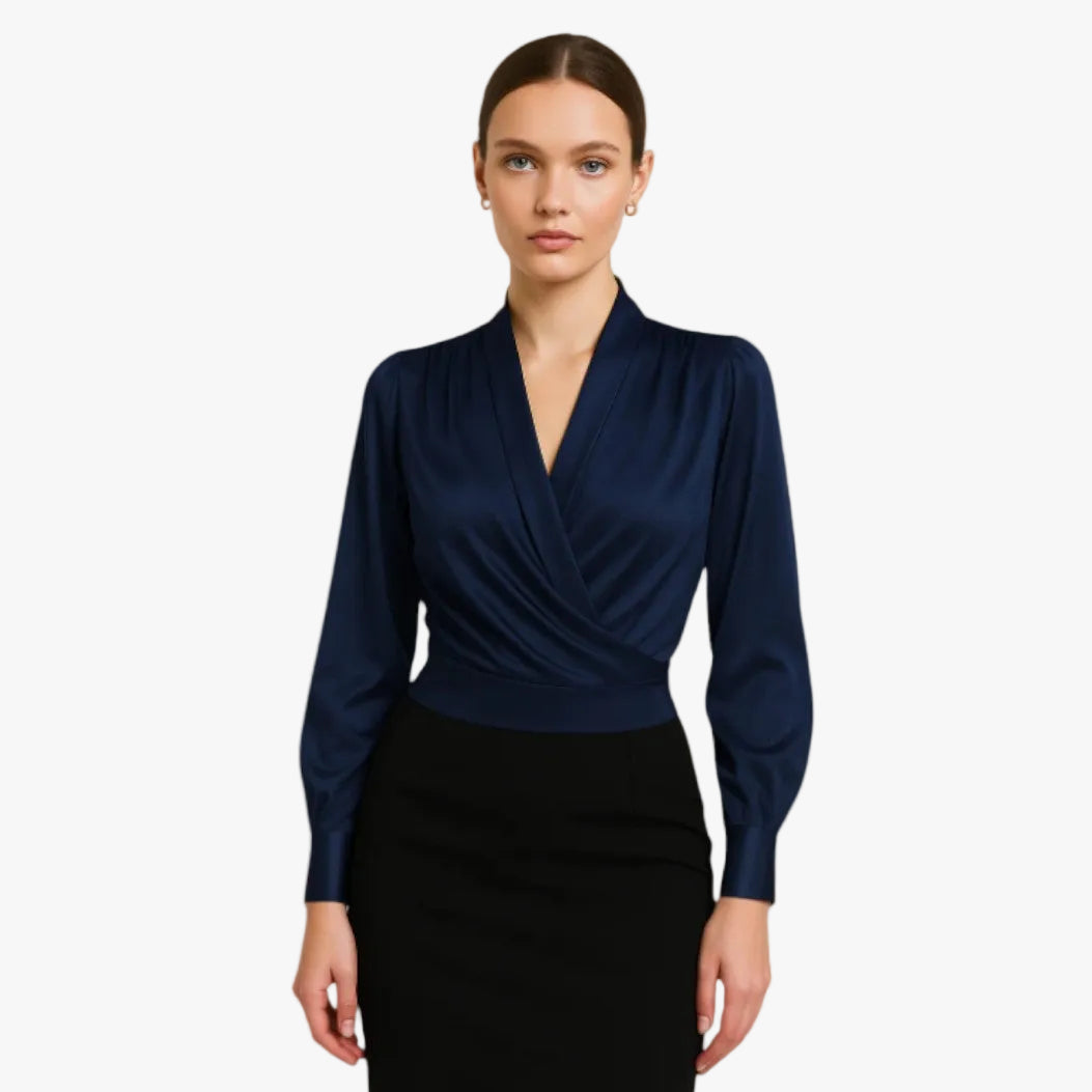 womens-satin-blouse-with-wrap-front-and-wide-cuffs-1