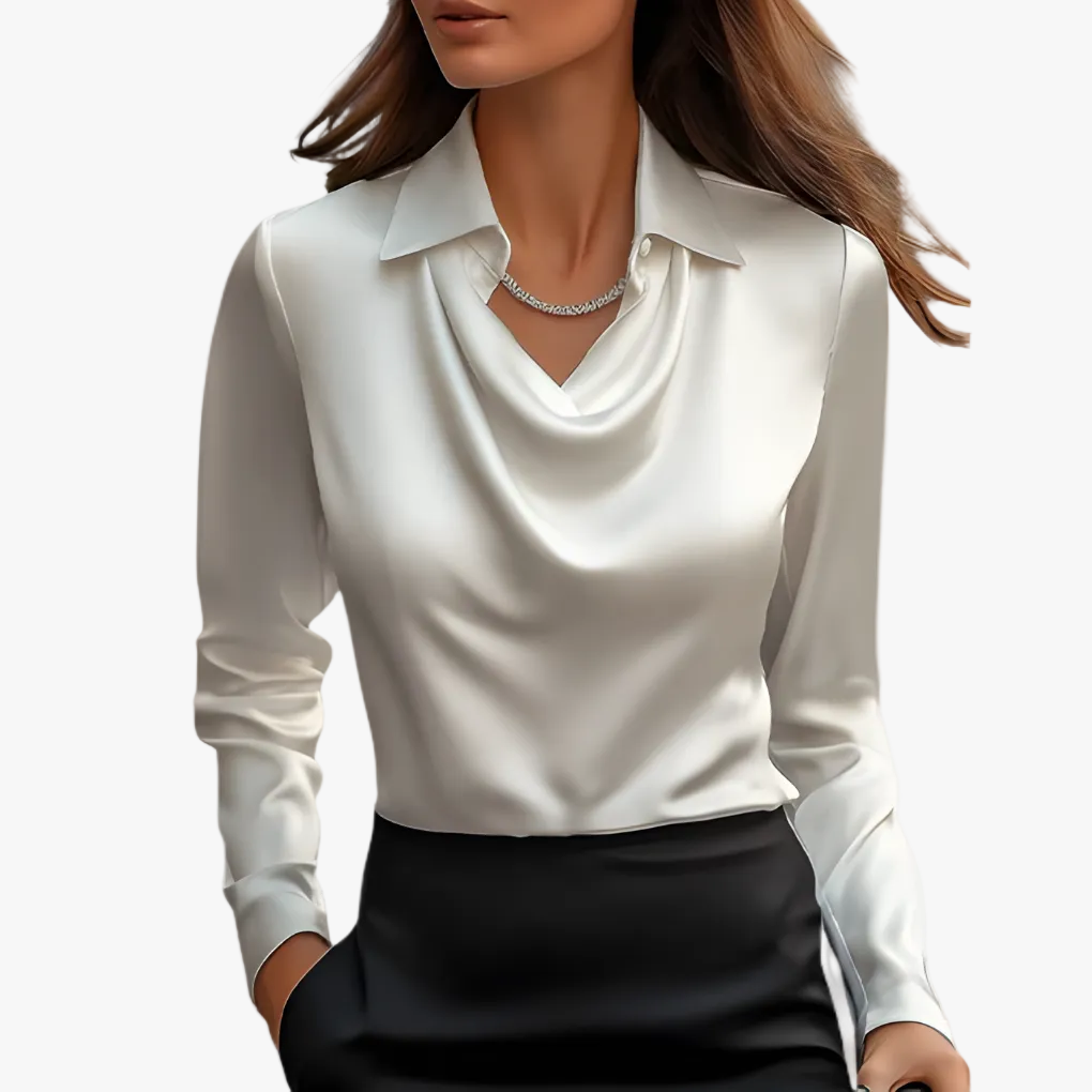 womens-satin-style-woven-blouse-with-draped-neckline-and-cuffs-1