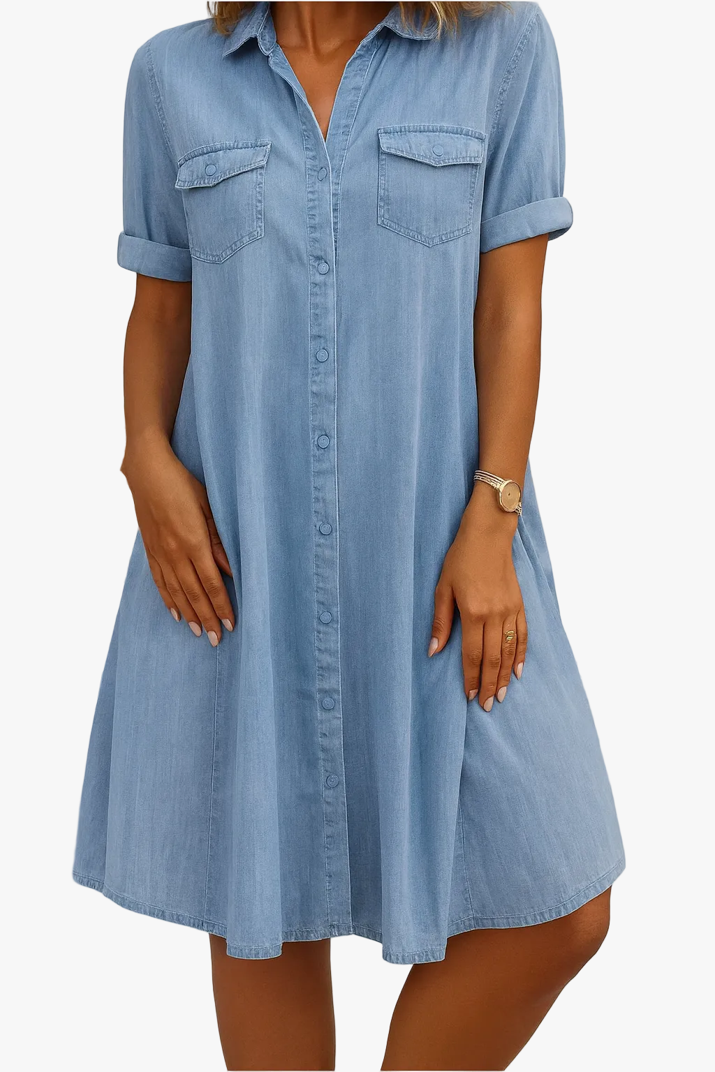 womens-shirt-mini-dress-with-button-placket-and-chest-pockets-1