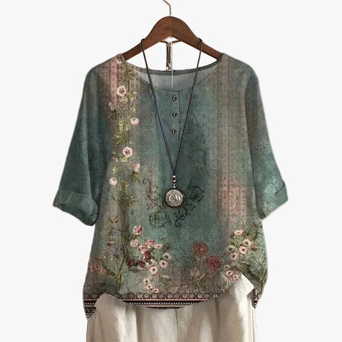 womens-woven-blouse-with-henley-buttons-and-cuffed-sleeves-1