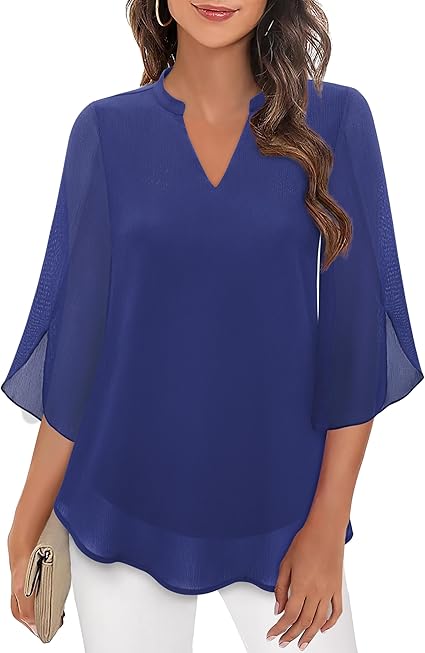 womens-woven-blouse-with-split-neck-and-slit-sleeves-10