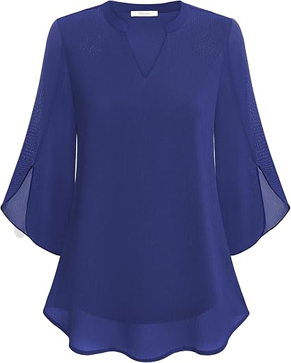 womens-woven-blouse-with-split-neck-and-slit-sleeves-11