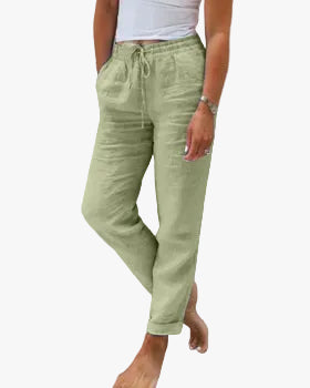 womens-woven-pull-on-pants-with-drawstring-waist-and-pockets-1