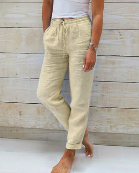 womens-woven-pull-on-pants-with-drawstring-waist-and-pockets-3